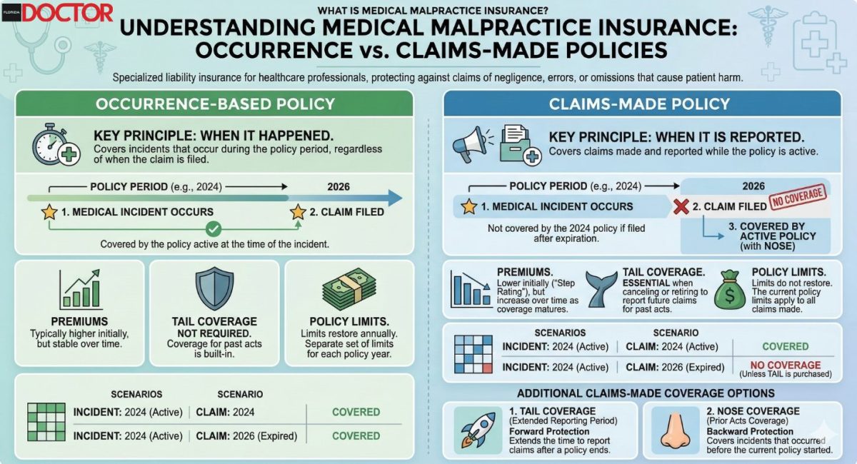 Comparison of occurrence and claims-made policies