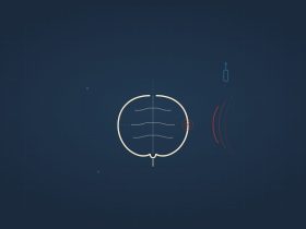 FDM illustration - brain with directed energy waves