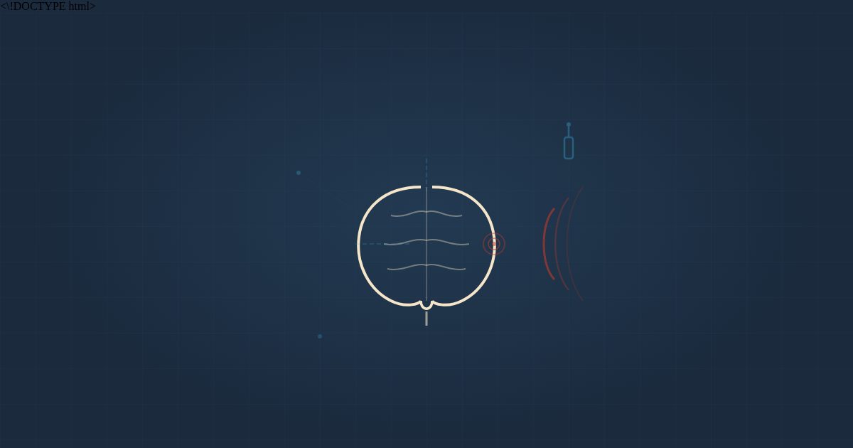 FDM illustration - brain with directed energy waves