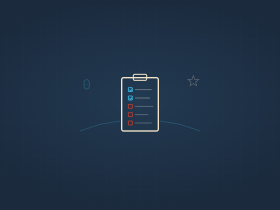 FDM illustration - checklist clipboard with reform icons