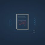 FDM illustration - form stack with denial stamp and chains