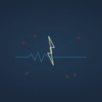 FDM illustration - lightning bolt with news nodes