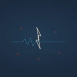 FDM illustration - lightning bolt with news nodes