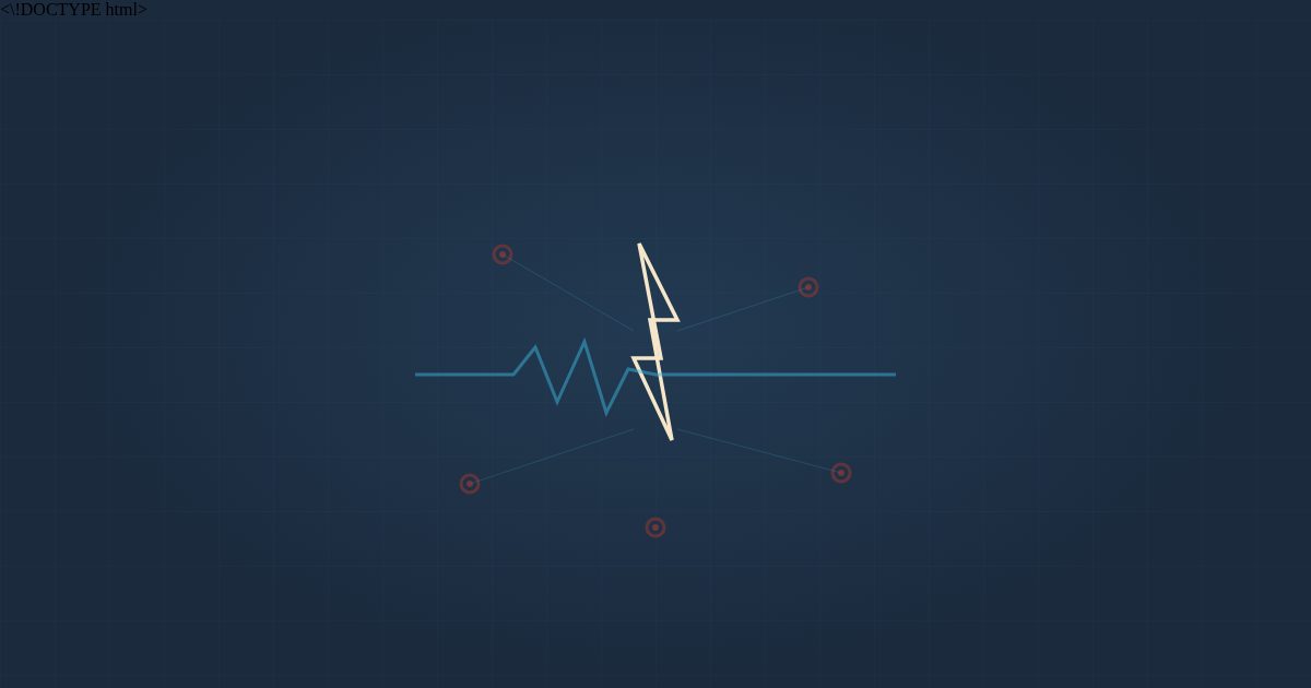 FDM illustration - lightning bolt with news nodes