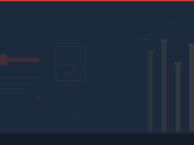 Abstract illustration of capitol columns, gavel, and legislative document motifs — 2026 Florida legislative session wrap-up for physicians
