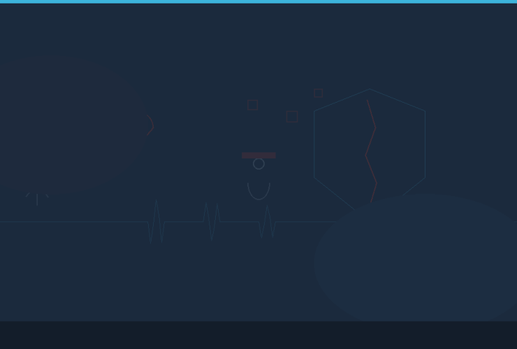 Abstract illustration of cracked shield, heartbeat line, and weighted figure — moral injury vs burnout for Florida physicians